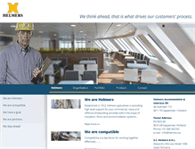 Tablet Screenshot of helmers.eu